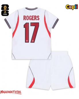 Anglia Morgan Rogers #17 Echipament de Fotbal Replică Mondial 2026 Copii Acasa (+ Șorturi)